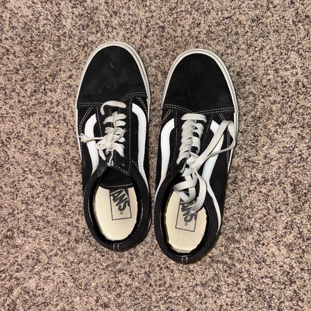 Vans Classic Black and White Men's Sneakers